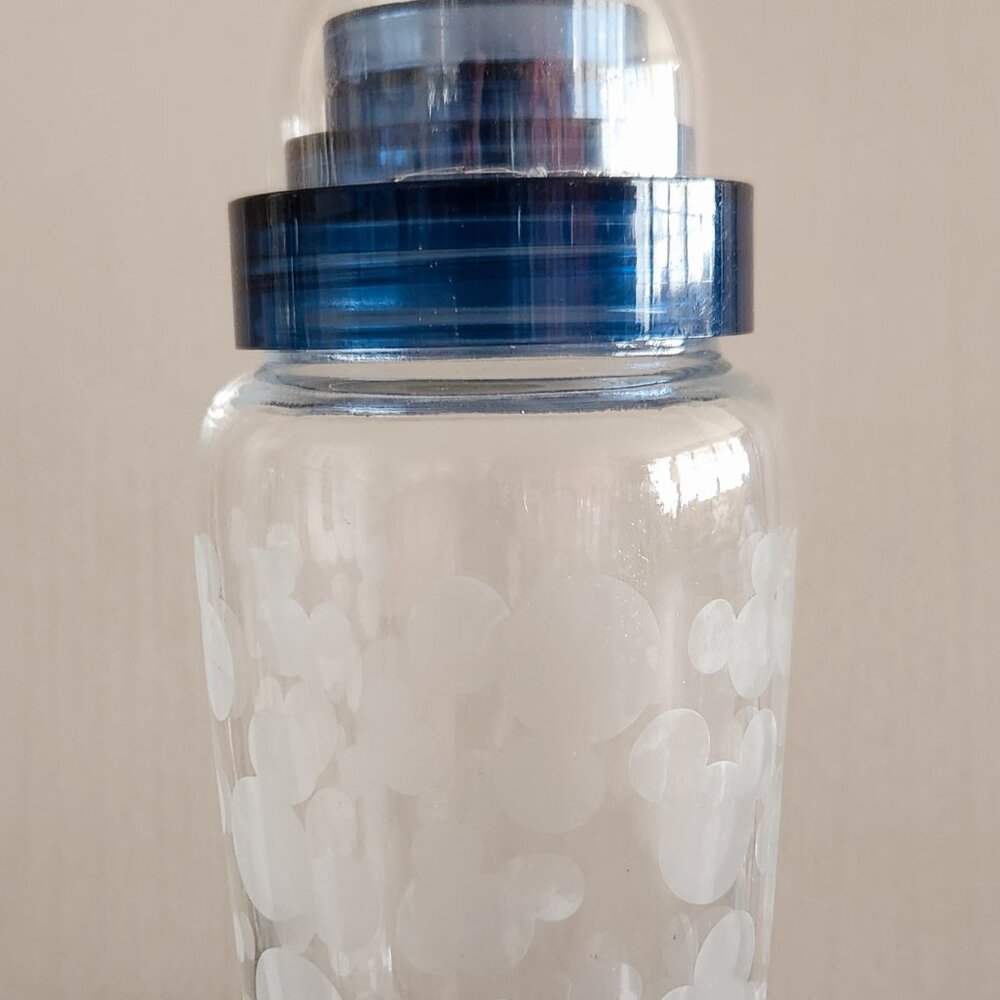 Mickey Mouse glass cocktail shaker Disney